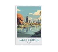 1000 pieces jigsaw puzzle Lake Houston Texass Puzzle 1000 parts paper puzzle adult children learning toys family decompression game 26x38cm
