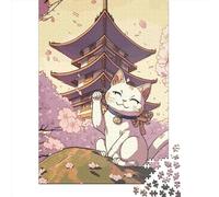 1000 Pieces Jigsaw Puzzle of Adult Cat Japan Paper Puzzle Educational Intellectual Jigsaws Fun Family Game 1000pcs (38x26cm)