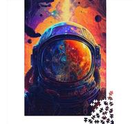 1000 Pieces Jigsaw Puzzle of Adult Color Astronaut Paper Puzzle Educational Intellectual Jigsaws Fun Family Game 1000pcs (38x26cm)