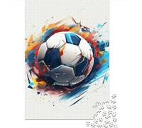 1000 Pieces Jigsaw Puzzle of Adult Football Paper Puzzle Educational Intellectual Jigsaws Fun Family Game 1000pcs (38x26cm)