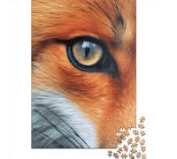 1000 Pieces Jigsaw Puzzle of Adult Fox Animal Paper Puzzle Educational Intellectual Jigsaws Fun Family Game 1000pcs (38x26cm)