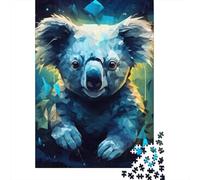 1000 Pieces Jigsaw Puzzle of Adult Koala Wooden Puzzle Educational Intellectual Jigsaws Fun Family Game 1000pcs (75x50cm)