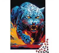 1000 Pieces Jigsaw Puzzle of Adult Leopard Paper Puzzle Educational Intellectual Jigsaws Fun Family Game 1000pcs (38x26cm)