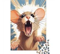 1000 Pieces Jigsaw Puzzle of Adult Mouse Paper Puzzle Educational Intellectual Jigsaws Fun Family Game 1000pcs (38x26cm)