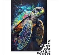 1000 Pieces Jigsaw Puzzle of Adult The Patient Turtle Paper Puzzle Educational Intellectual Jigsaws Fun Family Game 1000pcs (38x26cm)