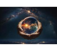 1000 Pieces Jigsaw Puzzle Paper Aldult Puzzle The Earth In Your Hands Inheriting The Beauty Of Classics Home Decor Artwork Creative Games Gifts38x52cm
