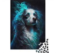 1000 Pieces Jigsaw Puzzle Poodle Dog Visionary Jigsaw Puzzles for Adults Paper Board Puzzles Challenging Game 1000pcs (38x26cm)