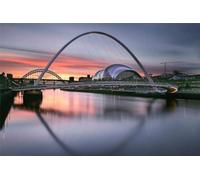 1000 Pieces Jigsaw Puzzle Quayside Newcastle Upon Tyne England For Adults And Adults Wooden Personalised Assembling Jigsaw Fun Game