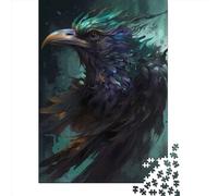 1000 Pieces Jigsaw Puzzle Raven Mythical Jigsaw Puzzles for Adults Paper Board Puzzles Challenging Game 1000pcs (38x26cm)