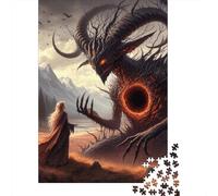 1000 Pieces Jigsaw Puzzle Shadow Beast Square Puzzle for for Adults Children, Paper Puzzle Game 38x26cm/1000pcs