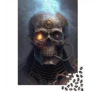 1000 Pieces Jigsaw Puzzle Skull Jigsaw Puzzles for Adults Paper Board Puzzles Challenging Game 1000pcs (38x26cm)