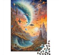 1000 Pieces Jigsaw Puzzle Surreal_Art Jigsaw Puzzles for Adults Paper Board Puzzles Challenging Game 1000pcs (38x26cm)