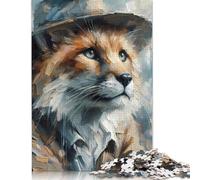 1000 Pieces Jigsaw Puzzle The Day Sherlock Turned Into A Fox Square Puzzle for for Adults Children, Wooden Puzzle Game 1000pcs (75x50cm)