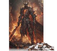 1000 Pieces Jigsaw Puzzle Victorious Dark Knight Jigsaw Square Puzzle for for Adults Teenager, Paper Puzzles Family Puzzle Game 1000pcs (38x26cm)