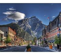 1000 Pieces Jigsaw Puzzles,Banff,Canada,Albert For Kids And Adults Personalised Assembling Jigsaw Fun Game 70x50cm