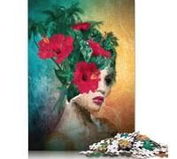 1000 Pieces Jigsaw Puzzles Broken Beauty Square Jigsaw Puzzles, for Adults And Woodenboard Puzzles Jigsaw Puzzle - Challenging Game 1000pcs (75x50cm)