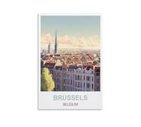 1000 Pieces Jigsaw Puzzles,Brussels Belgium Posters Puzzle 1000 parts paper puzzle adult children learning toys family decompression game 70x50cm