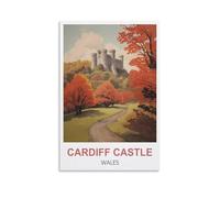 1000 Pieces Jigsaw Puzzles,Cardiff Castle Wales Puzzle 1000 parts paper puzzle adult children learning toys family decompression game 70x50cm