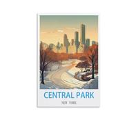 1000 Pieces Jigsaw Puzzles,Central Park New York Posters Puzzle 1000 parts paper puzzle adult children learning toys family decompression game 38x26cm