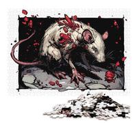 1000 Pieces Jigsaw Puzzles Crystal-Riddled Rat Creative Square Jigsaw Puzzles for Adults And Wooden Puzzles Challenging Game 1000pcs (75x50cm)