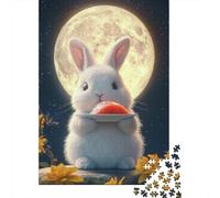 1000 Pieces Jigsaw Puzzles Easter Cute Bunny Puzzle for Adults Paper Puzzles Interesting Stress Reduction Jigsaw Puzzles for Family & Friends Gifts 38x26cm/1000pcs