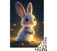 1000 Pieces Jigsaw Puzzles Easter Cute Bunny Puzzle for Adults Paper Puzzles Interesting Stress Reduction Jigsaw Puzzles for Family & Friends Gifts 38x26cm/1000pcs