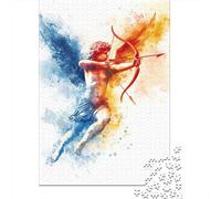 1000 Pieces Jigsaw Puzzles for Adult Angel Puzzle Creative Rectangular Wooden Jigsaw for Friends Family 1000pcs (75x50cm)