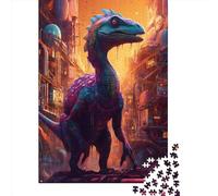 1000 Pieces Jigsaw Puzzles for Adult Baryonyx Dinosaur Puzzle Creative Rectangular Paper Jigsaw for Friends Family 1000pcs (38x26cm)