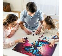 1000 Pieces Jigsaw Puzzles for Adult Butterfly Puzzle Creative Rectangular Paper Jigsaw for Friends Family 1000pcs (38x26cm)