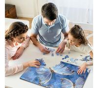 1000 Pieces Jigsaw Puzzles for Adult Butterfly Puzzle Creative Rectangular Wooden Jigsaw for Friends Family 1000pcs (75x50cm)