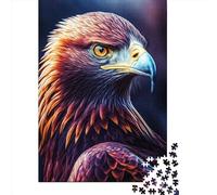 1000 Pieces Jigsaw Puzzles for Adult Eagle 1 Puzzle Creative Rectangular Paper Jigsaw for Friends Family 1000pcs (38x26cm)