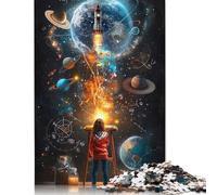 1000 Pieces Jigsaw Puzzles for Adult Fantastic Idea Puzzle Wooden Rectangle Creative Jigsaw Gift for Friends Family 1000pcs (75x50cm)