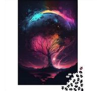 1000 Pieces Jigsaw Puzzles for Adult Fantasy Landscapes 3 Puzzle Creative Rectangular Wooden Jigsaw Gift for Friends Family 1000pcs (75x50cm)