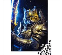 1000 Pieces Jigsaw Puzzles for Adult Galaxy Defender Cat Puzzle Creative Rectangular Paper Jigsaw for Friends Family 1000pcs (38x26cm)