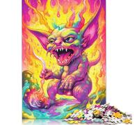 1000 Pieces Jigsaw Puzzles for Adults 1000 Piece Colourful Psychedelic Monsters Jigsaws for Adults Difficult And Challenge Game 1000pcs (75x50cm)