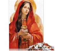 1000 Pieces Jigsaw Puzzles for Adults 1000 Piece Saint Mary Magdalene Divine Feminine Jigsaws for Adults Difficult And Challenge Game (75x50cm)