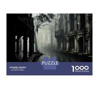 1000 Pieces Jigsaw Puzzles for Adults Abandoned Gothic Castle Adult Jigsaw Puzzle Toy Wall Decor Analysis And Logic for Is Ideal As A Gift 38x26cm/1000pcs