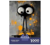 1000 Pieces Jigsaw Puzzles for Adults Abstract Art Painting Wall Decor-12 Jigsaws for Adults Anti-Stress Toys Hand Speed Race Parent-child Interaction 52x38cm/1000pcs