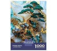 1000 Pieces Jigsaw Puzzles for Adults Abstract Bonsai Tree Jigsaws for Adults Brain Teaser Game Stress Reliever Birthday And Unique Gifts 70x50cm/1000pcs