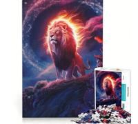 1000 Pieces Jigsaw Puzzles for Adults Aggressive Angry Lion, Educational Toy, Train Your Brain And Hands, Christmas Birthday Gifts 38x52cm