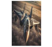 1000 Pieces Jigsaw Puzzles for Adults Airplane Fighter Puzzle Teenagers Game Stress Reliever Difficult Challenge （78×53cm）