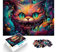 1000 Pieces Jigsaw Puzzles for Adults alice cat Stress Relief 26x38cm Challenging To Complete But Fun And Humorous for teenager Age 14+