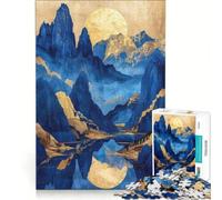1000 Pieces Jigsaw Puzzles for Adults Amazing Gold Landscape, Educational Toy, Train Your Brain And Hands, Christmas Birthday Gifts 38x26cm