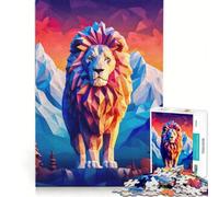 1000 Pieces Jigsaw Puzzles for Adults Amazing Lion Art, Educational Toy, Train Your Brain And Hands, Christmas Birthday Gifts 38x52cm