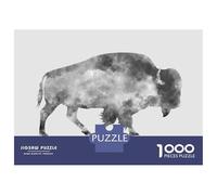 1000 Pieces Jigsaw Puzzles for Adults American Bison Adult Puzzles Family Games Improve Memory Parent-child Interaction 38x26cm/1000pcs