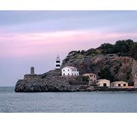 1000 Pieces Jigsaw Puzzles for Adults And Children,14 Years Old And Up - Lighthouse buildings rock 75x50cm