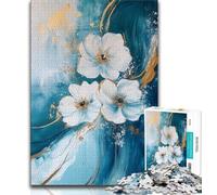 1000 Pieces Jigsaw Puzzles for Adults And Teens Abstract Floral Painting Puzzles for Adults,Unique Birthday And Gifts for And Age 14 Years Up (size 75x50cm)