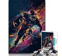1000 Pieces Jigsaw Puzzles for Adults And Teens American Football Teenager Puzzles,Fun Games Wall Decoration Unique Birthday And Xmas Gifts (size 38x26cm)