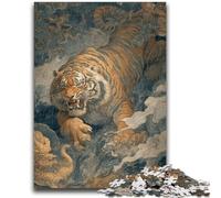 1000 Pieces Jigsaw Puzzles for Adults And Teens Ancient Tiger Challenging Game Gifts for Is Ideal As A Gift for The Whole Family 50x75cm
