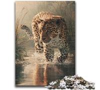 1000 Pieces Jigsaw Puzzles for Adults And Teens Animal Cheetah Puzzles for Teenagers,Brain Teaser - Birthday Gift for Men (38x26cm)